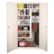 Steel Cabinets Usa Storage Cabinet, 72 in H, 36 in W, 21 in D, Putty, 4 Shelves AF-361-P - alternate 1